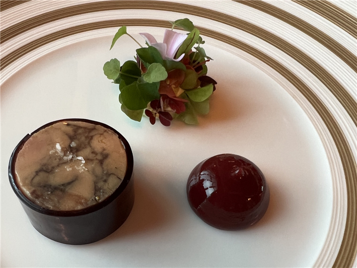 duck liver ballotine